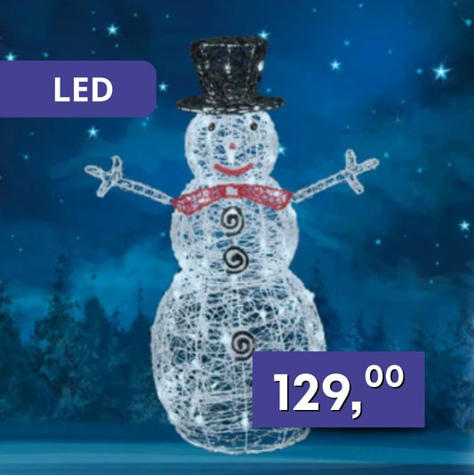 Snehuliak dekorácia