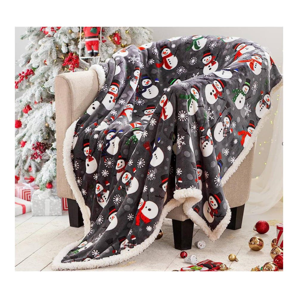 Vianočná deka - rôzne farby 1,5x2m