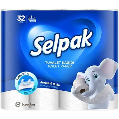 Selpak – toaletný papier 3-vrstvový, balenie 32 ks