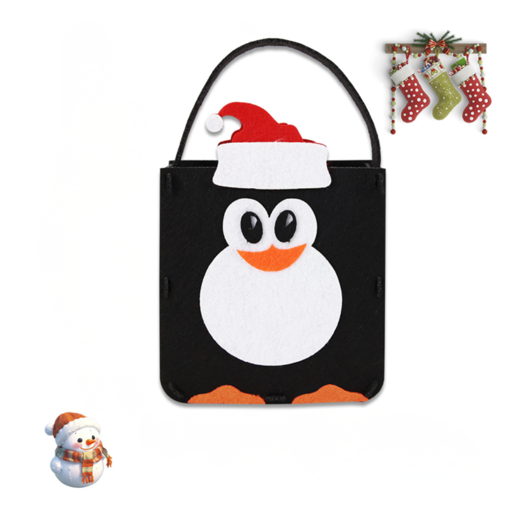 Dekoratívne vrecko s vianočným motívom, rôzne druhy
