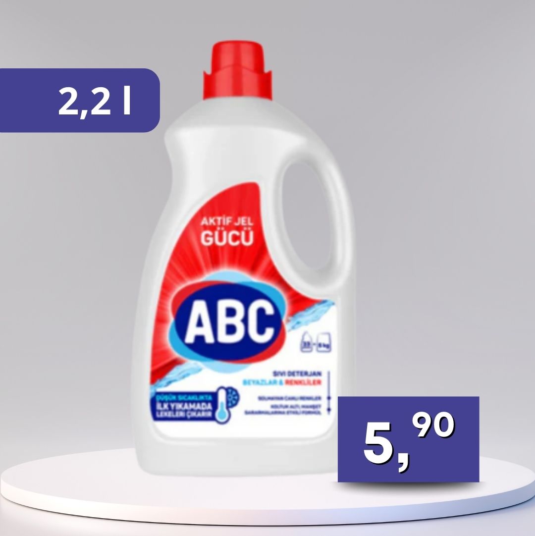ABC -  gél biele 2,2l