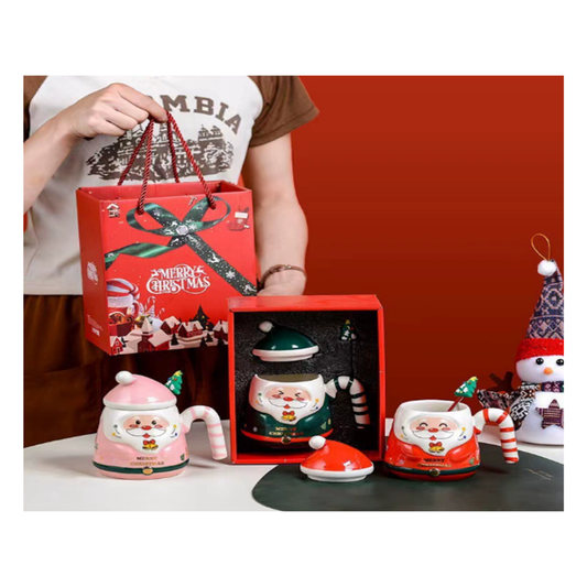 Vianočná šálka Mikuláš - 400ml, rôzne farby