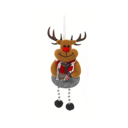 Plyšové vianočné postavičky - rôzne druhy