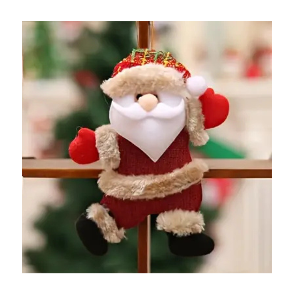 Plyšové vianočné postavičky - rôzne druhy