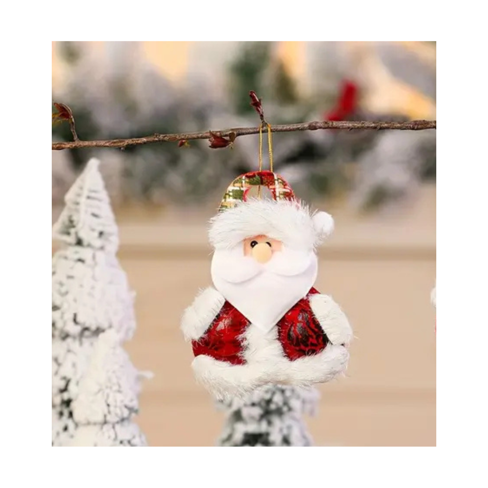 Plyšové vianočné postavičky - rôzne druhy