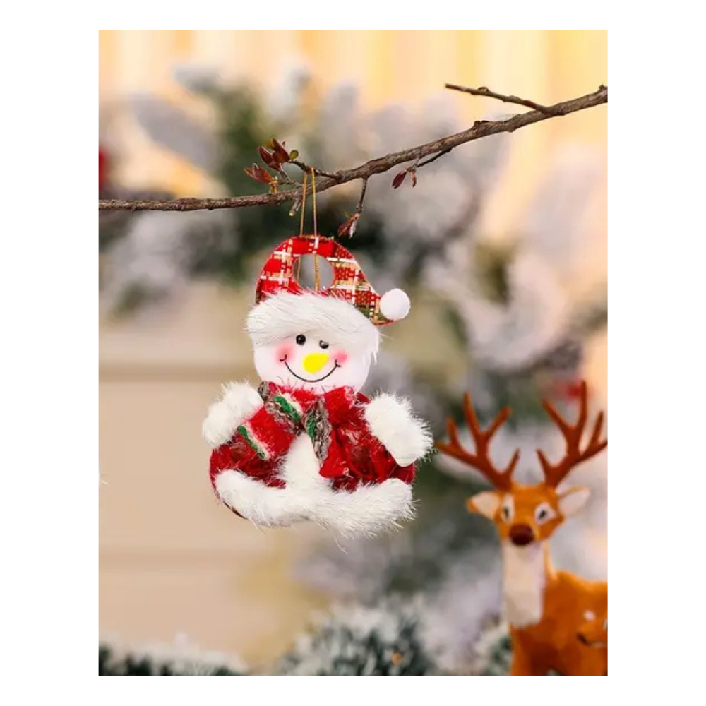 Plyšové vianočné postavičky - rôzne druhy