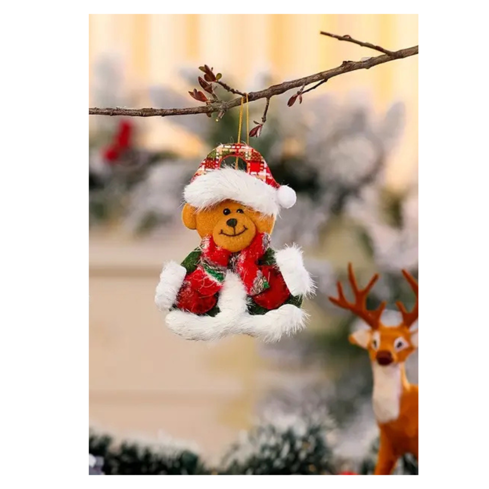 Plyšové vianočné postavičky - rôzne druhy