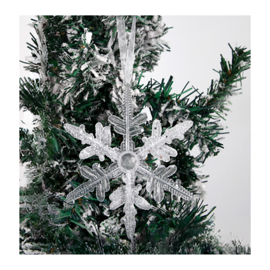 Plastové závesné vločky, rôzne druhy