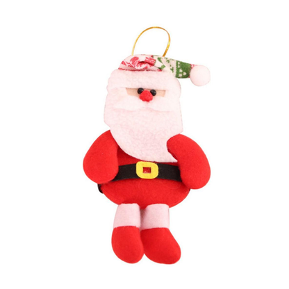 Plyšové vianočné postavičky - rôzne druhy