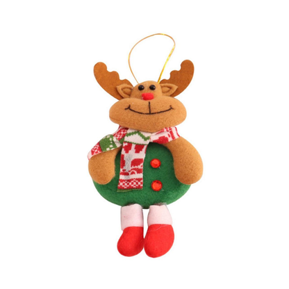 Plyšové vianočné postavičky - rôzne druhy