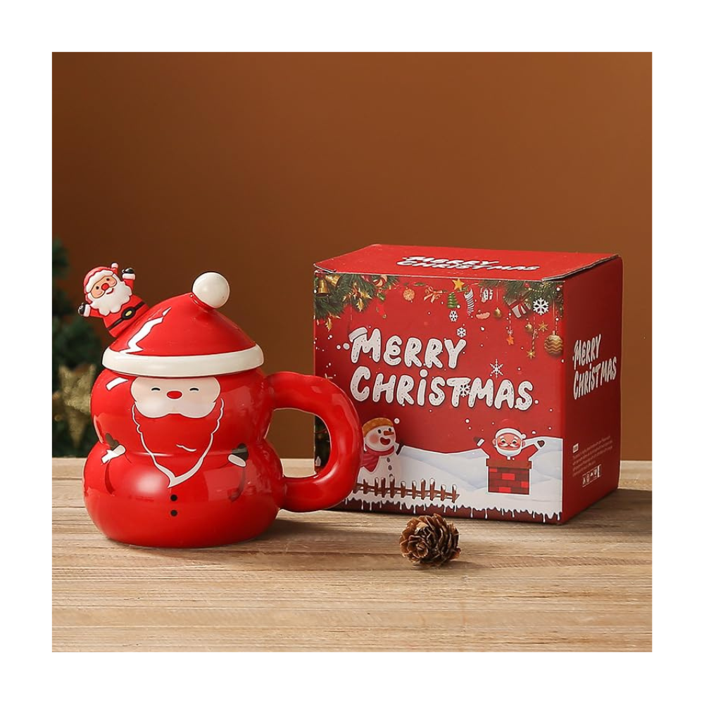 Vianočná šálka Snehuliak - 400ml, rôzne farby