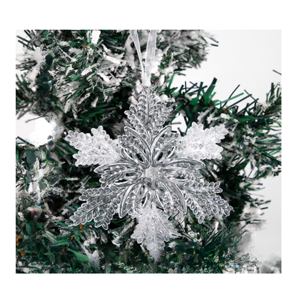 Plastové závesné vločky, rôzne druhy