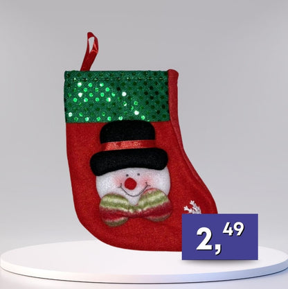 Dekoračné vianočné ponožky - rôzne druhy