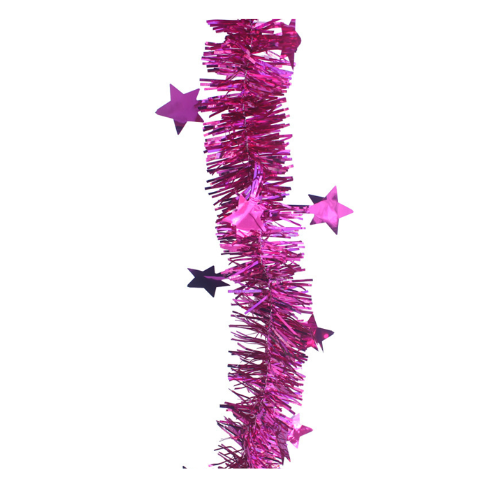 Girlanda s hviezdami - 2m rôzne farby