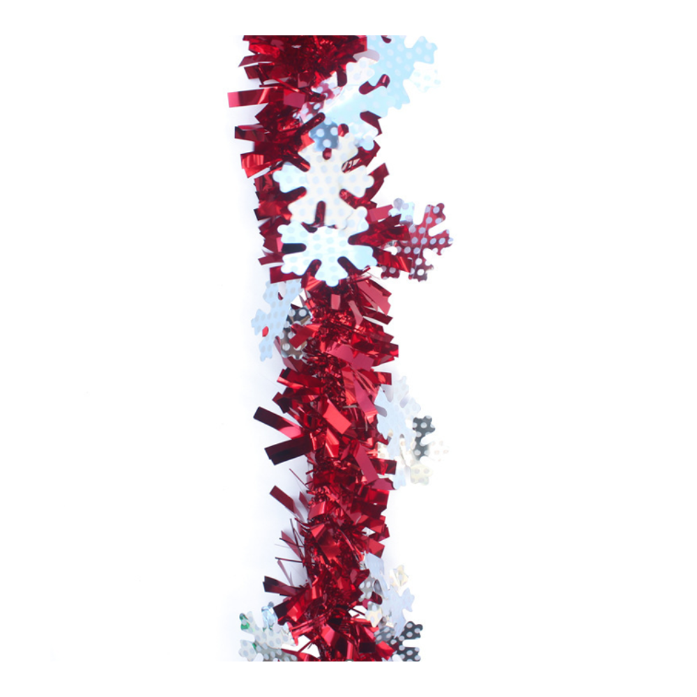 Girlanda s vločkami - 2m rôzne farby