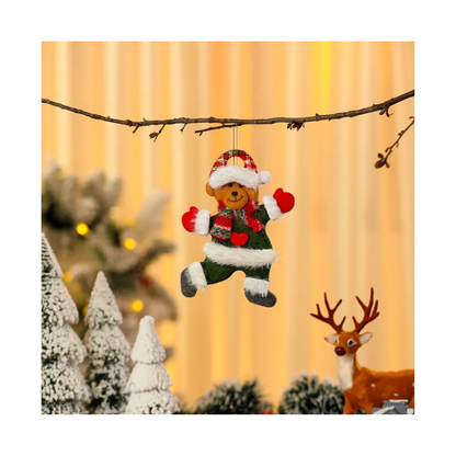 Plyšové vianočné postavičky - rôzne druhy