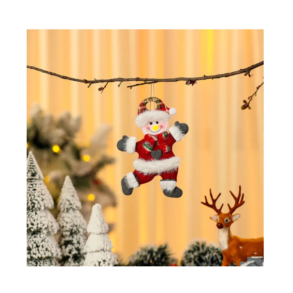 Plyšové vianočné postavičky - rôzne druhy