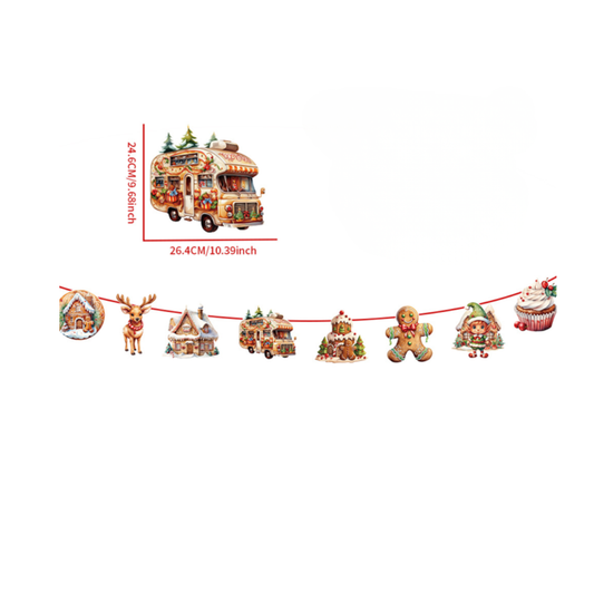 Obrázková girlanda - 3m rôzne druhy