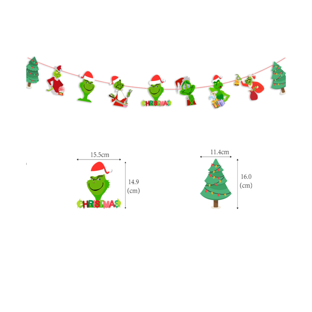 Obrázková girlanda - 3m rôzne druhy