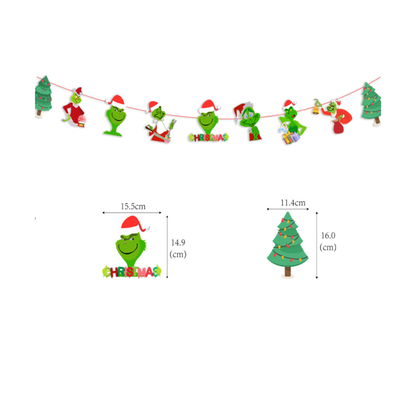 Obrázková girlanda - 3m rôzne druhy