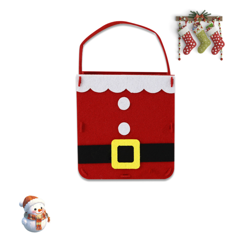 Dekoratívne vrecko s vianočným motívom, rôzne druhy