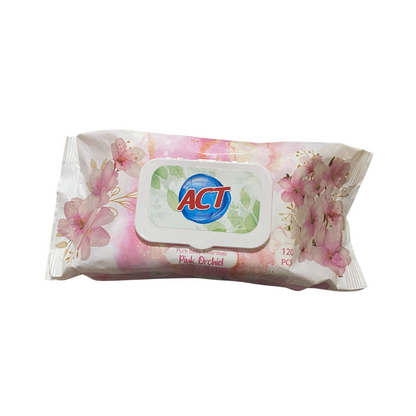 ACT - vlhčené obrúsky 120ks, rôzne druhy