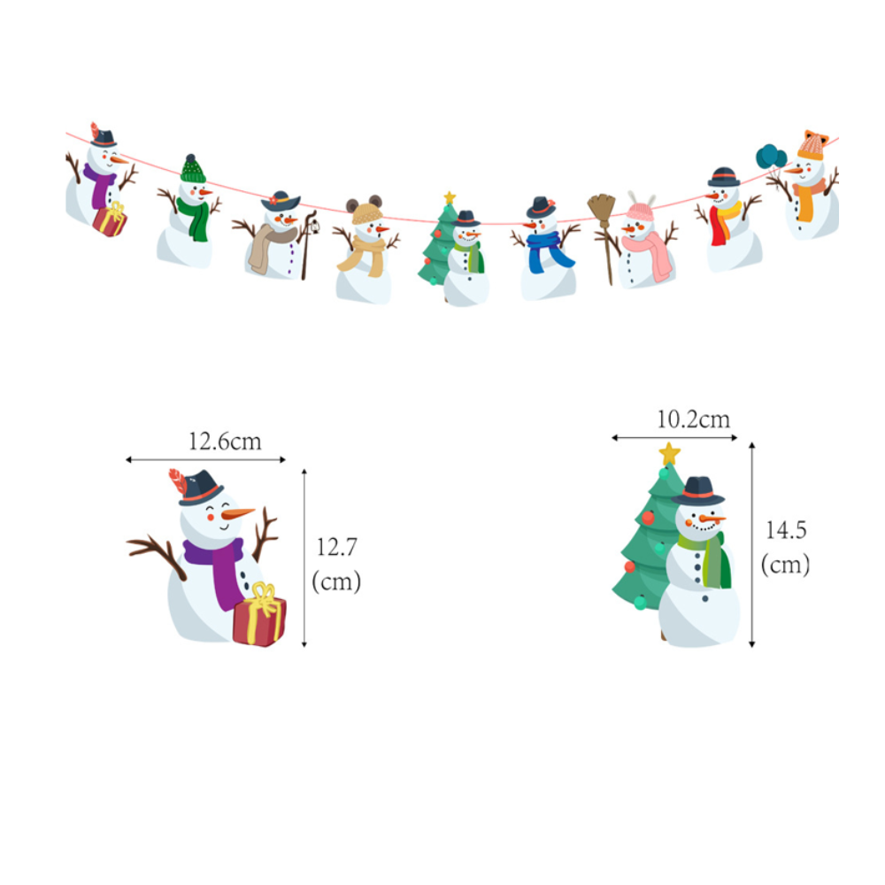 Obrázková girlanda - 3m rôzne druhy