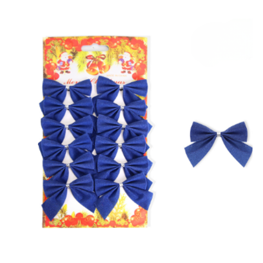 Ozdobné mašle 12ks - rôzne farby