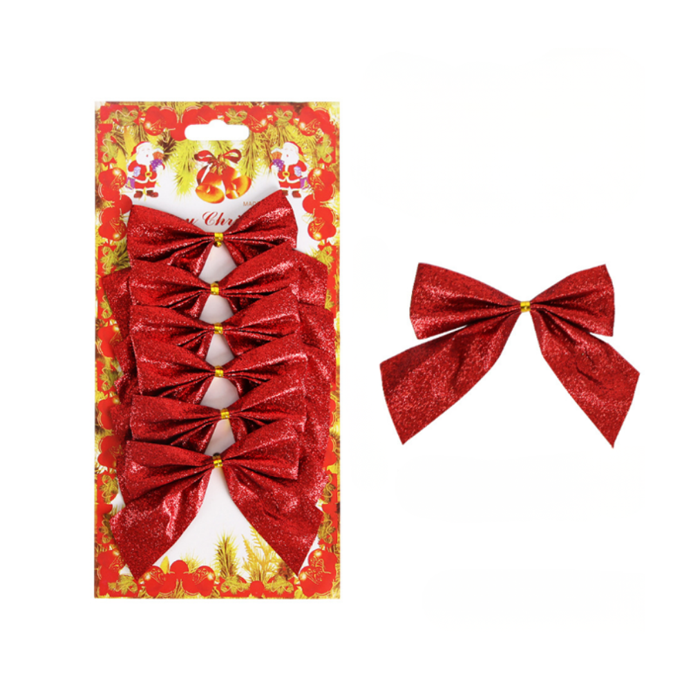 Ozdobné mašle 6ks, rôzne farby