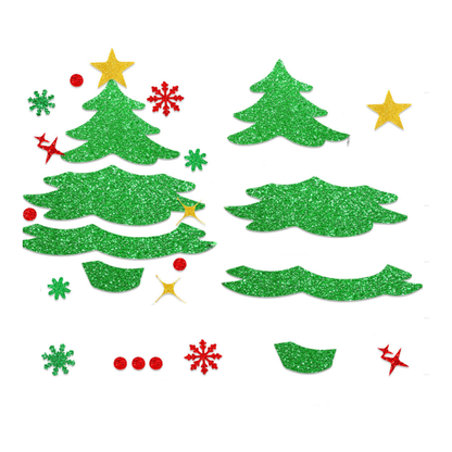Vianočná dekoratívna nálepka, rôzne druhy