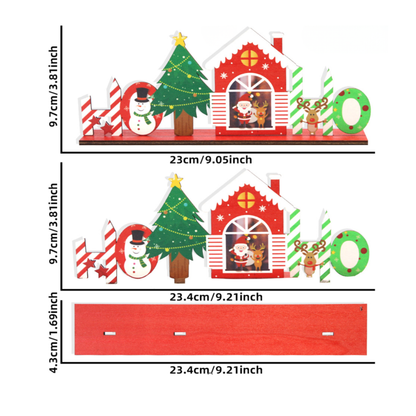 Drevená vianočná dekorácia, rôzne druhy