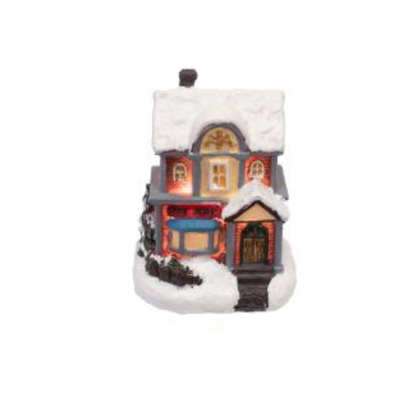 Zimné LED domčeky farebné, rôzne druhy