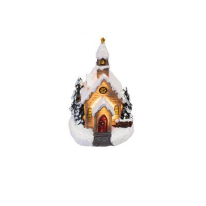 Zimné LED domčeky farebné, rôzne druhy