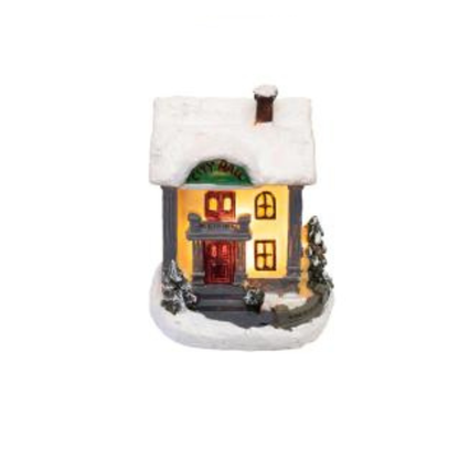 Zimné LED domčeky farebné, rôzne druhy