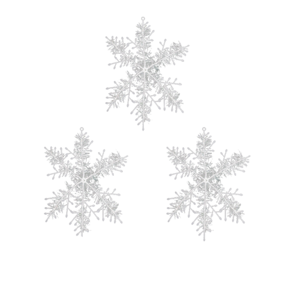 Snehová vločka 3ks, rôzne veľkosti