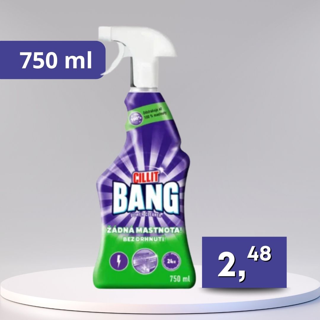 Cillit Bang - univerzálny odmasťovací prostriedok, 750ml