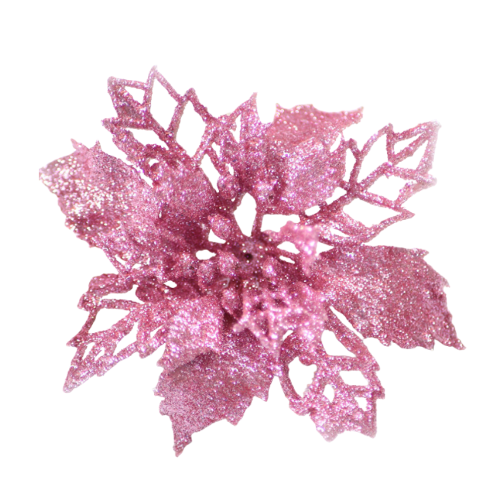 Vianočná ruža - 10cm, rôzne farby