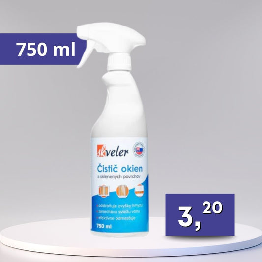 Skveler – čistič na okná a sklo 750 ml