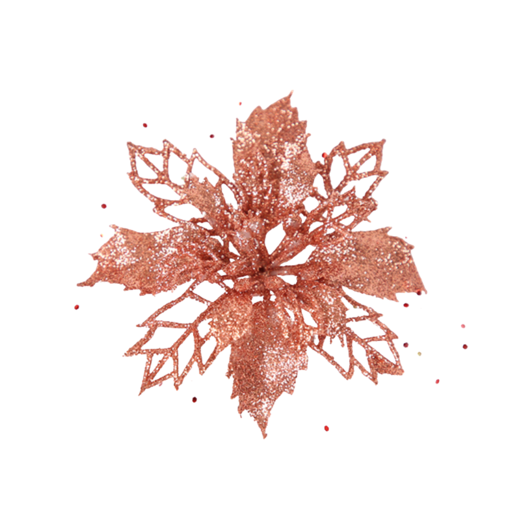 Vianočná ruža - 10cm, rôzne farby