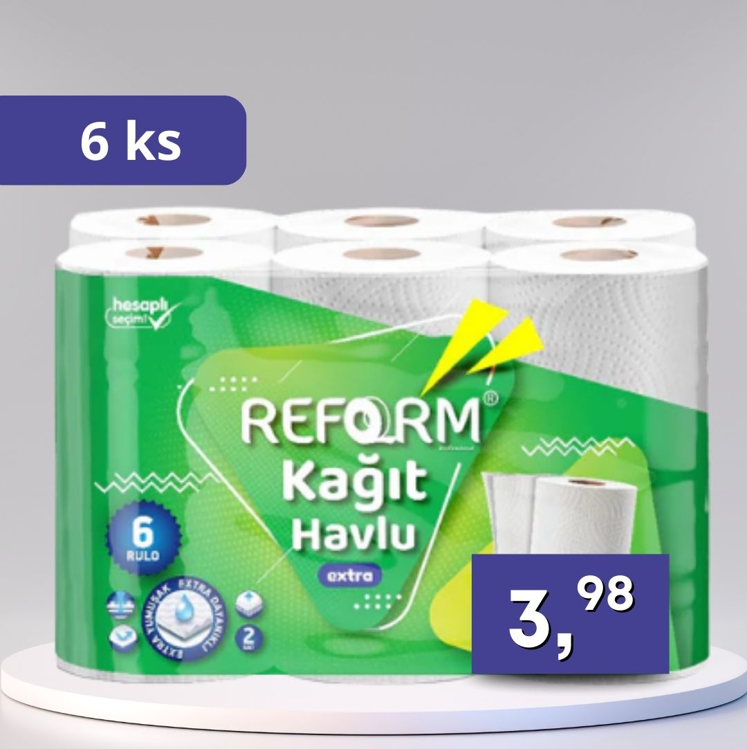 Reform - kuchynské utierky, balenie 6 ks