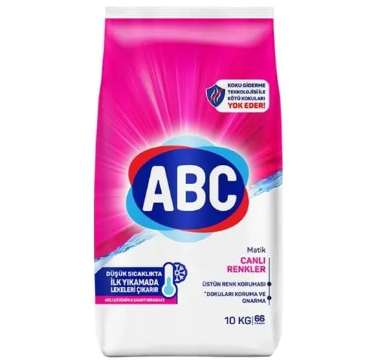 ABC – prášok na pranie farebné 10 kg