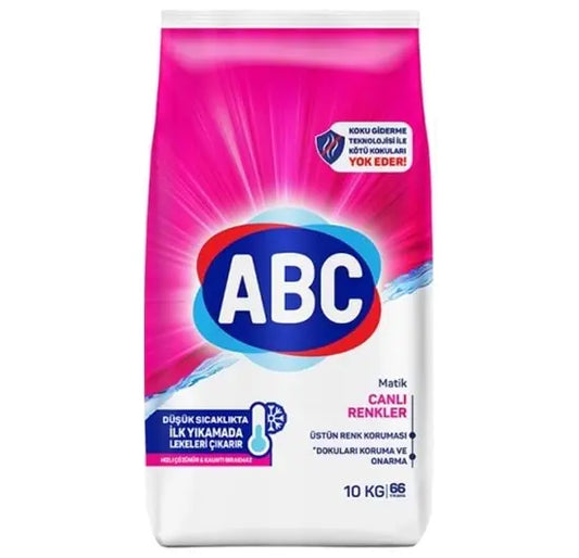 ABC prášok na farebné pranie 10kg