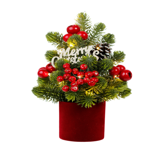 Vianočná ikebana - 32cm, rôzne farby