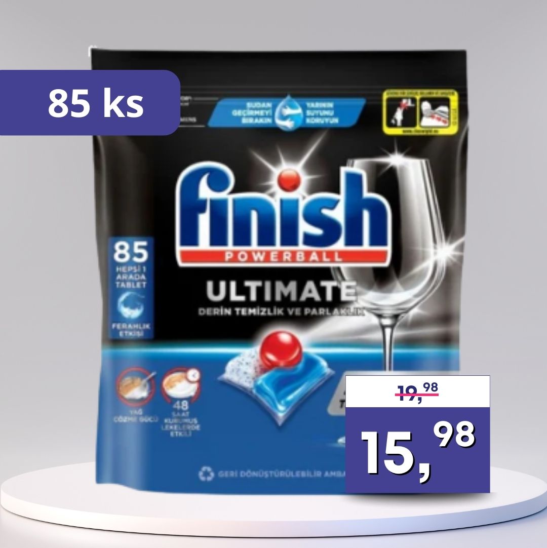 Finish Ultimate – kapsule do umývačky riadu 85 ks