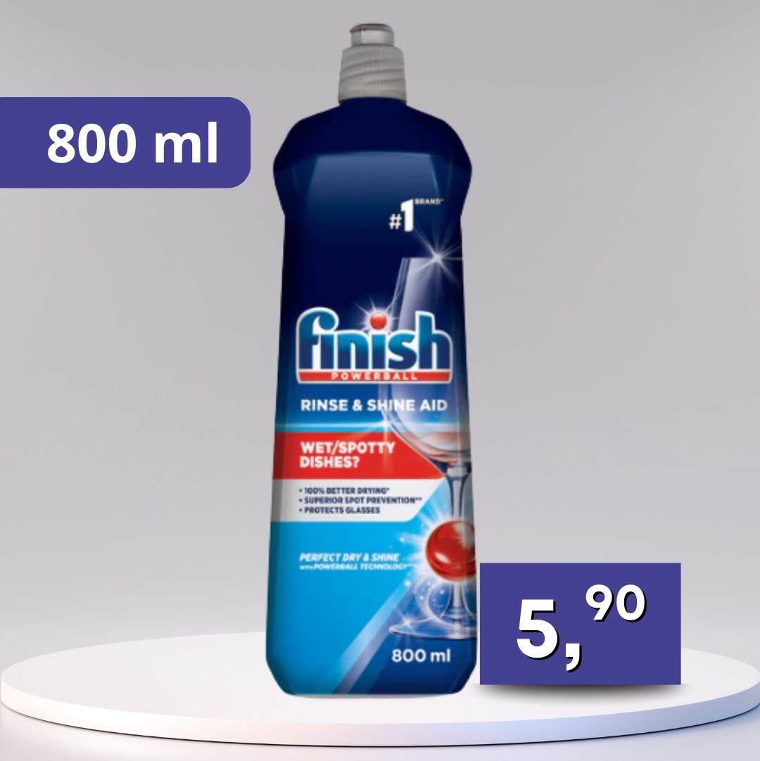 Finish – leštidlo do umývačky, lemon 800 ml