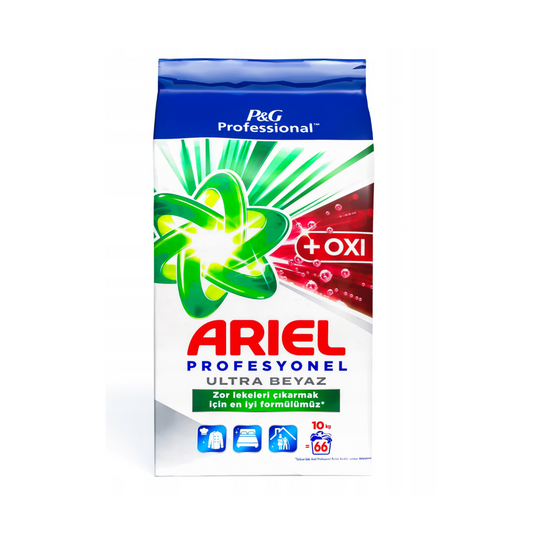 ARIEL prášok na pranie profesional biele 10kg+ OXI
