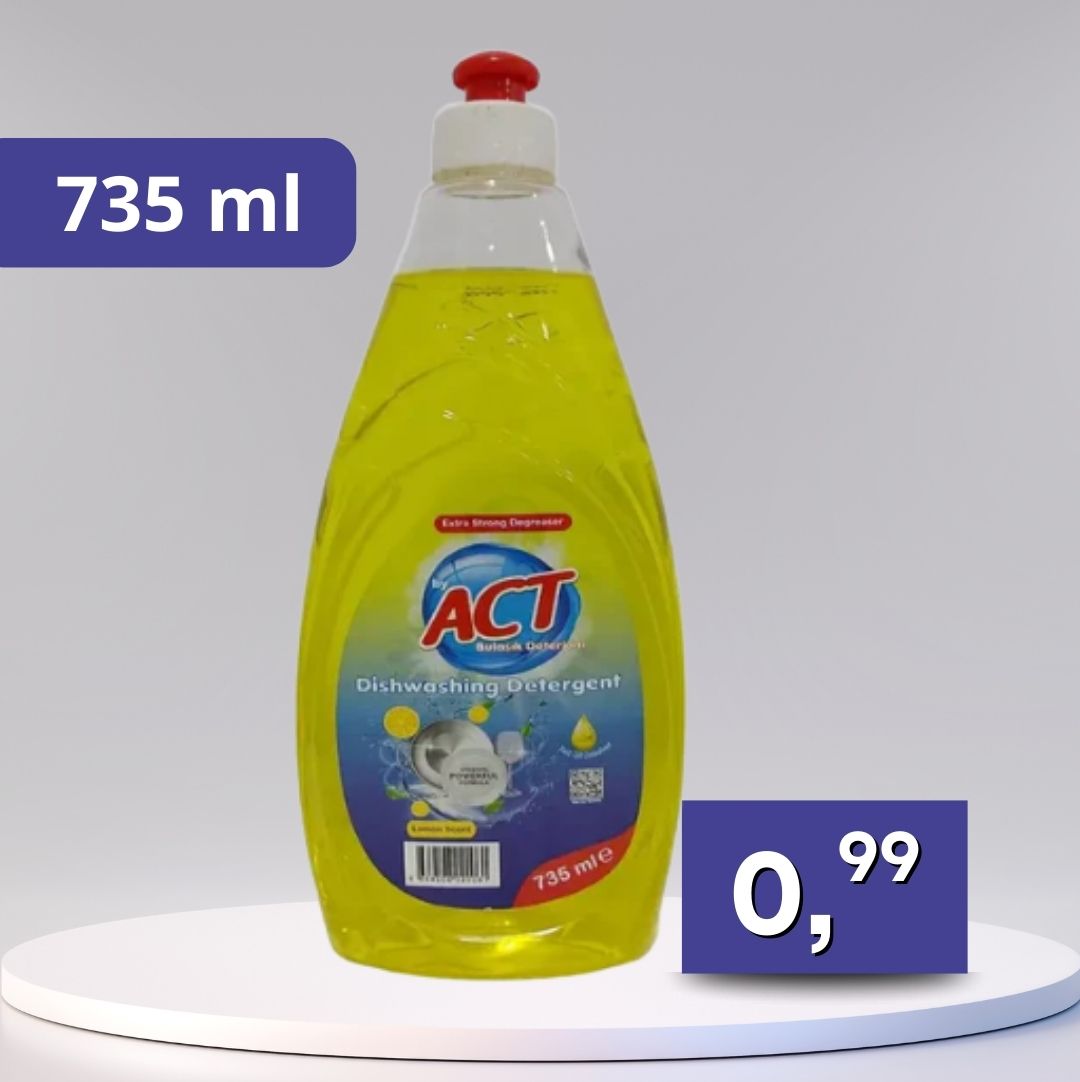 ACT – saponát na riad 735 ml