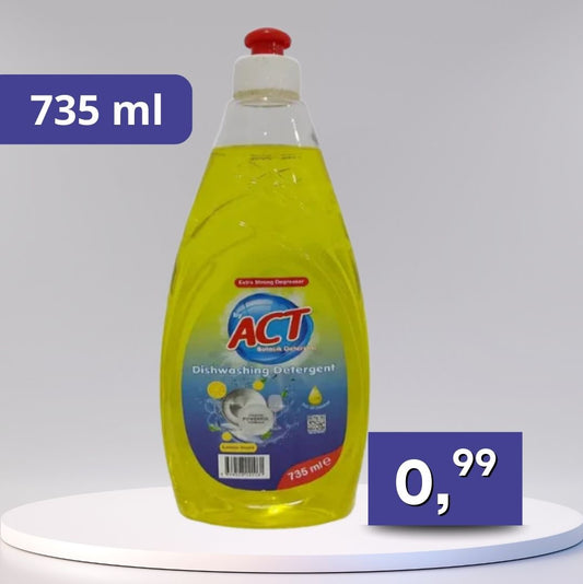 ACT – saponát na riad 735 ml
