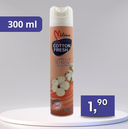 Miléne – osviežovač vzduchu 2v1, bavlna 300 ml