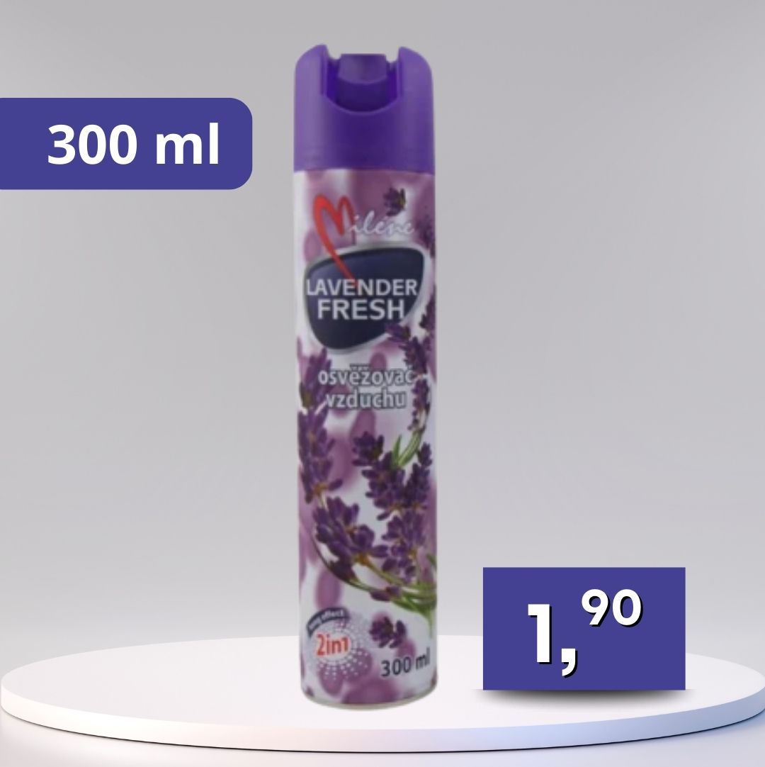 Miléne – osviežovač vzduchu 2v1, levanduľa 300 ml